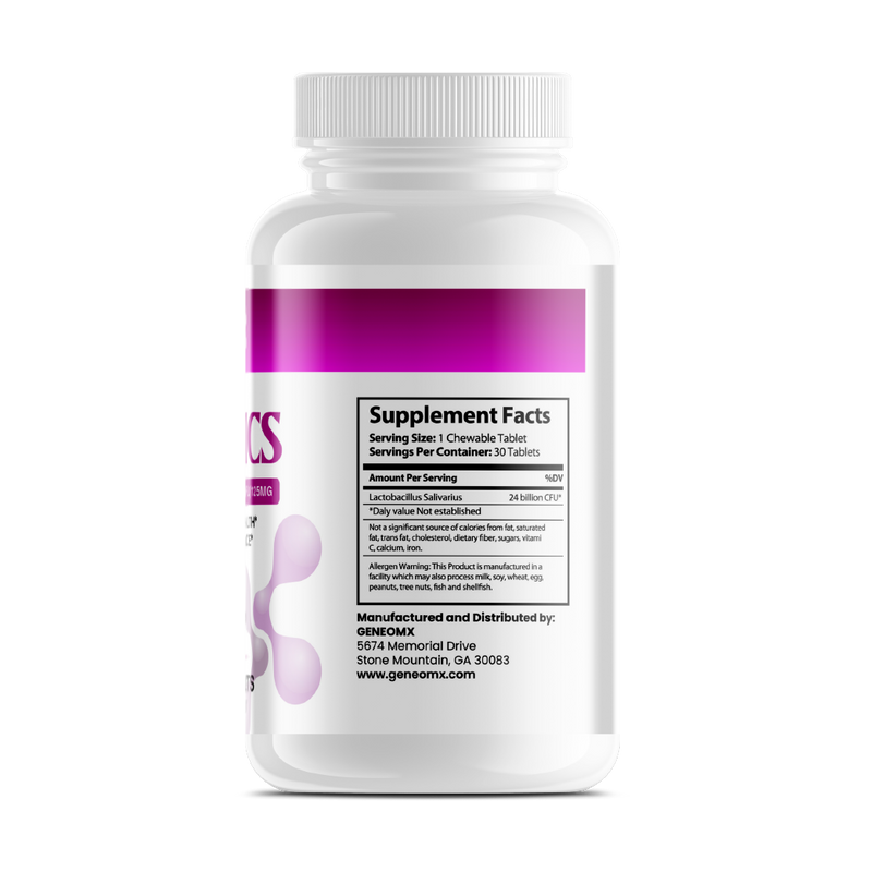 Geneomx Probiotics L Salivaruis Probiotic 24 billion CFU