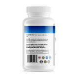 Back label of GeneomX Vigora Dietary Supplements bottle showing usage instructions and caution.