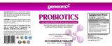 GeneomX Probiotics L Salivarius 24 Billion CFU supplement packaging, supports gut, immune, and oral health.